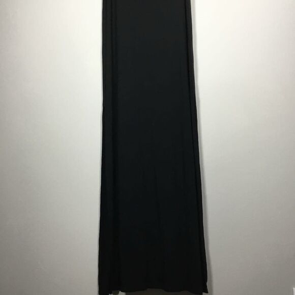 Z Supply Black Minimalist Closet Staple Clean Girl Casual Stretchy Maxi Dress M - Picture 9 of 9